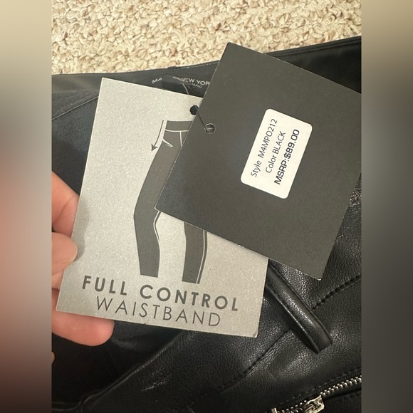 Marc New York black Leather pants size S - Picture 7 of 7